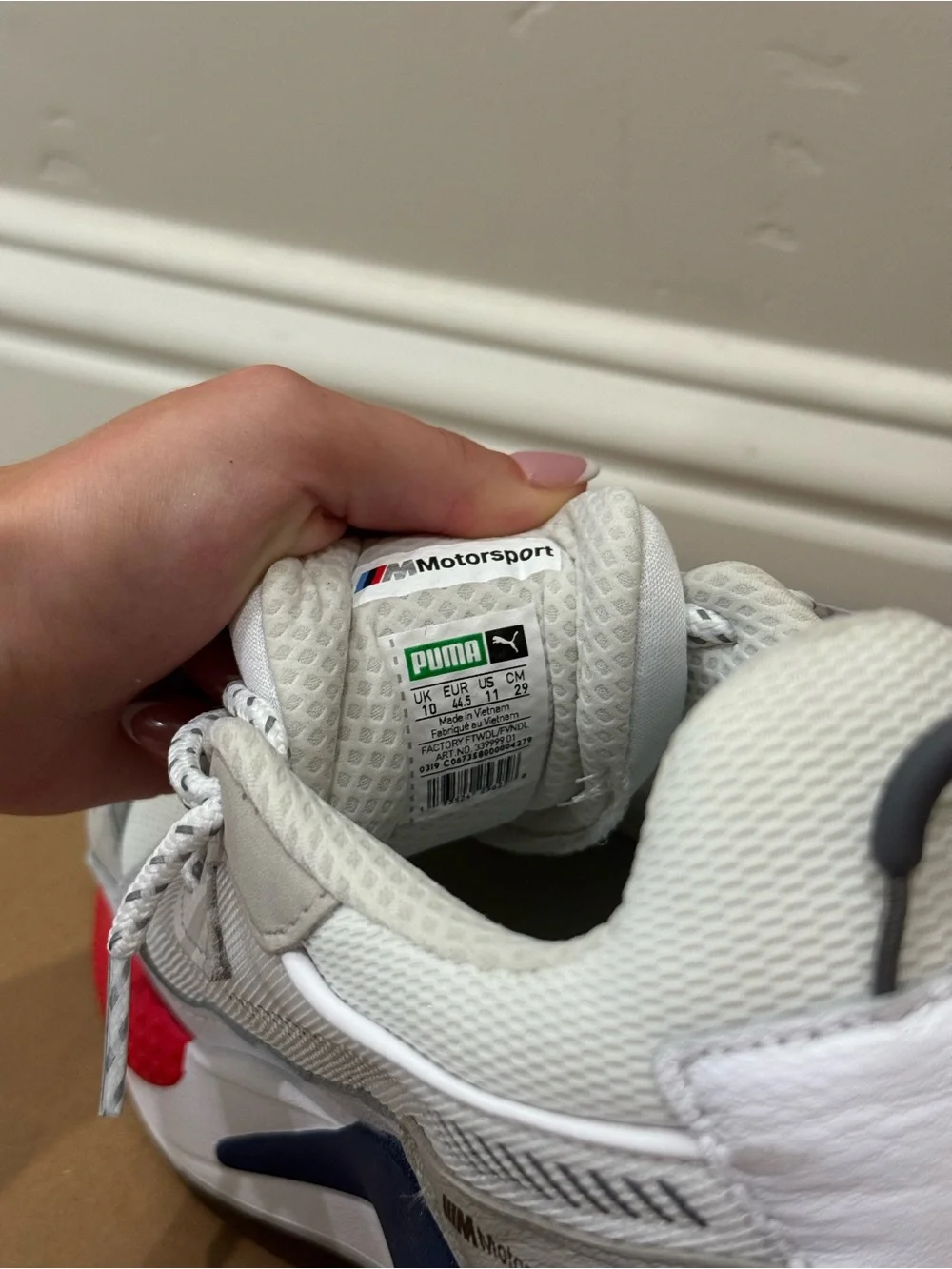 Men White Multi-Color Athletic Sneakers Running